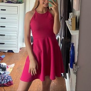 hot pink dress